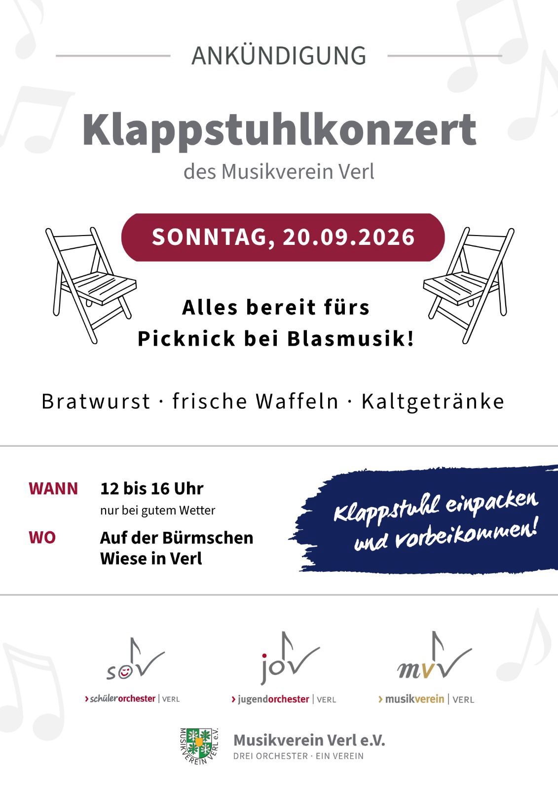 Picknick und Blasmusik