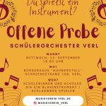 Wir laden zur Offenen Probe